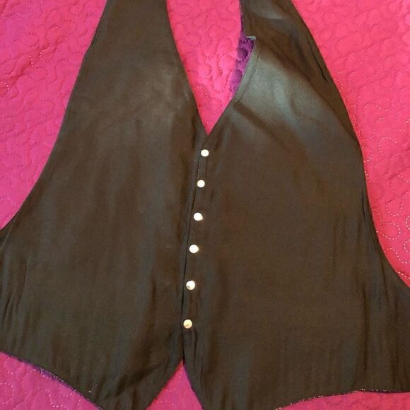 Philp Stewart tux vest -- light gray W/ a gold tone in certain lights - Picture 5 of 7